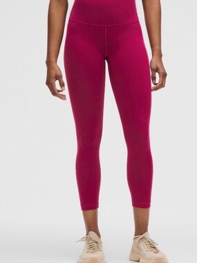 lululemon Wunder Train Magenta Smoke Size 8